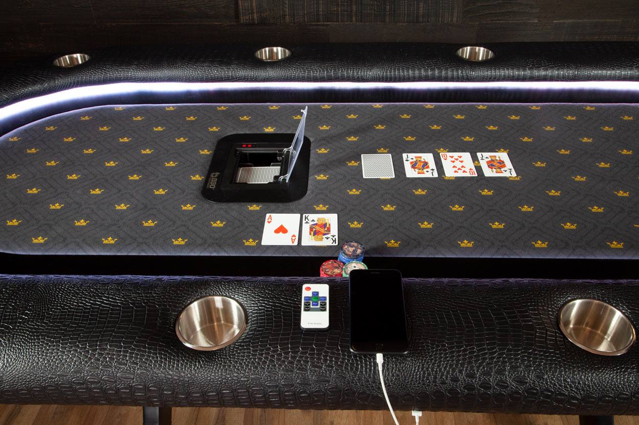 BBO Poker Tables In Table Card Shuffler Installation
