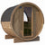 SaunaLife Model E7W Sauna Barrel w/ Rear Window | 4-Person